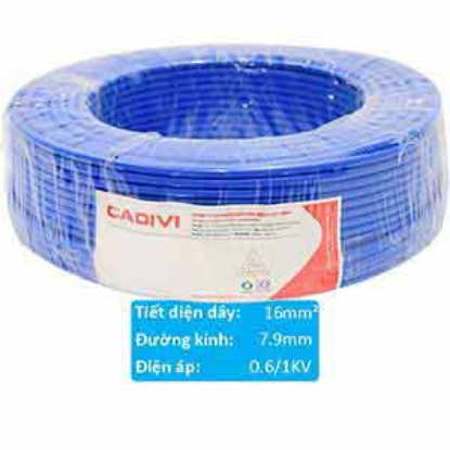 Ảnh của Dây điện cách điện PVC CADIVI VCm-16 (1x126/0.4)-0.6/1kV-B 