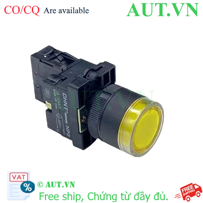 Ảnh của Nút nhấn có đèn loại nhấn nhả CHINT NP2-EW3561 230V LED 