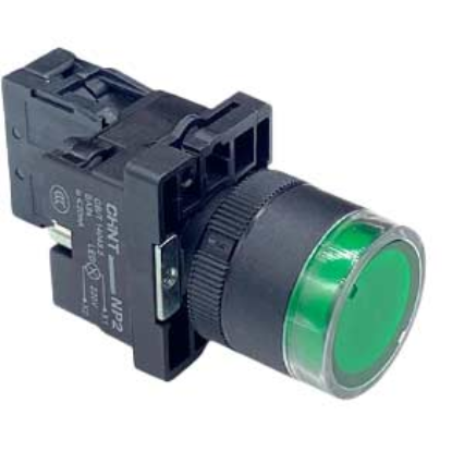 Ảnh của Nút nhấn có đèn loại nhấn nhả CHINT NP2-EW3364 230V LED 