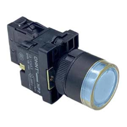 Ảnh của Nút nhấn có đèn loại nhấn nhả CHINT NP2-EW3663 230V LED 