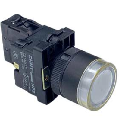 Ảnh của Nút nhấn có đèn loại nhấn nhả CHINT NP2-EW3165 230V LED 