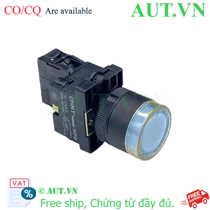 Ảnh của Nút nhấn có đèn loại nhấn nhả CHINT NP2-EW3665 230V LED 