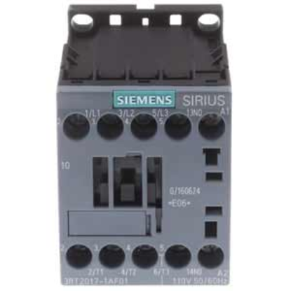 Ảnh của 3RT2017-1AF01 contactor 3 pha SIEMENS, 3 pha, 12A, 110VAC