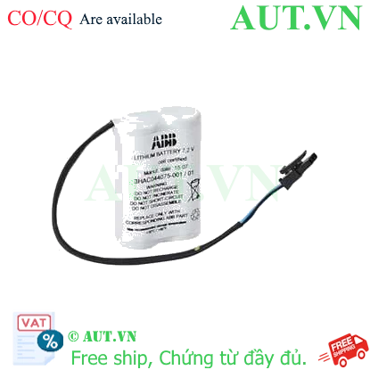 Ảnh của 3HAC044075-001 - Pin nuôi nguồn ABB 7.2VDC, 3600mAh