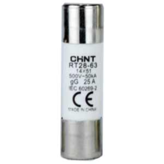 Ảnh của Cầu chì hình ống CHINT RT28-63 25A gG/gL 