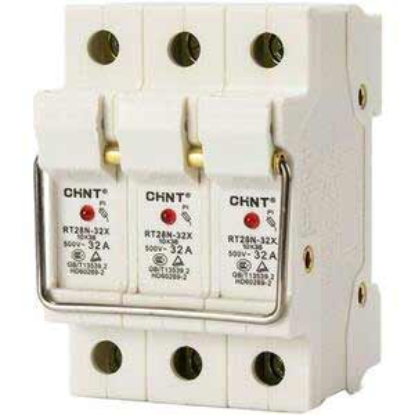 Ảnh của Đế cầu chì ống BASE RT28N-32X 3P Chint 32A, 500VAC