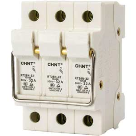 Ảnh của Đế cầu chì dạng hình trụ CHINT BASE RT28N-32 3P 