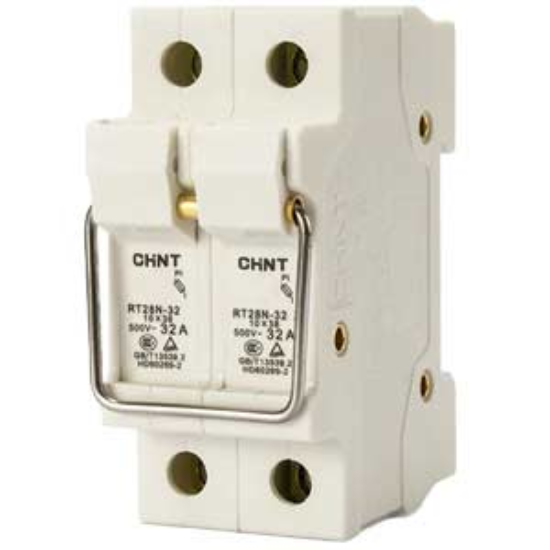 Ảnh của Đế cầu chì dạng hình trụ CHINT BASE RT28N-32 2P 