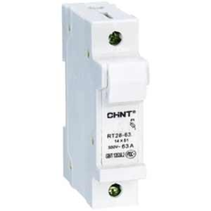Ảnh của Đế cầu chì dạng hình trụ CHINT BASE RT28-63 1P 