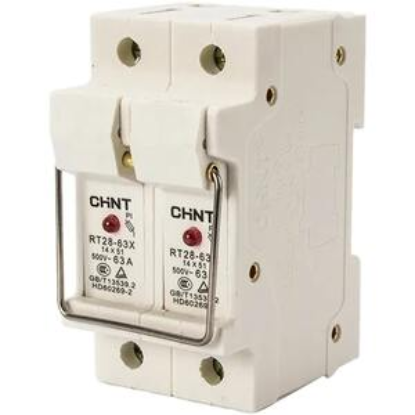 Ảnh của Đế cầu chì dạng hình trụ CHINT BASE RT28-63X 2P 