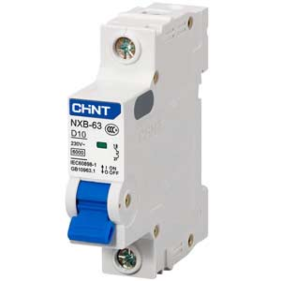 Ảnh của Áp tô mát cài cỡ nhỏ CHINT NXB-63 1P D10 6kA 