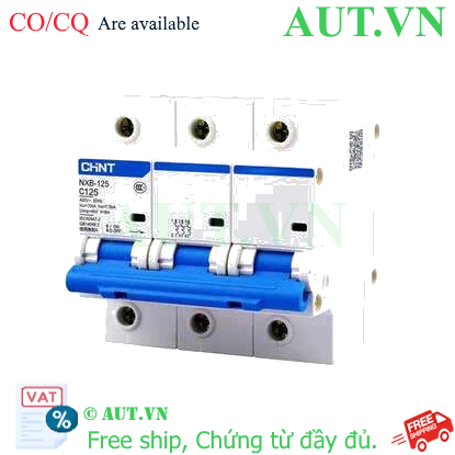 Ảnh của Cb tép 3 pha | NXB-125 3P C125 chint, giá tốt nhất