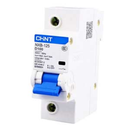 Ảnh của Áp tô mát cài loại nhỏ CHINT NXB-125 1P D100 
