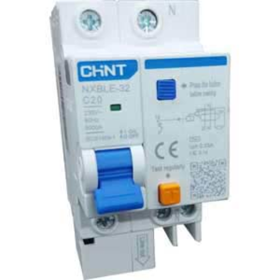 Ảnh của Át chống dòng rò CHINT NXBLE-32 1P+N C20 30mA 6kA 