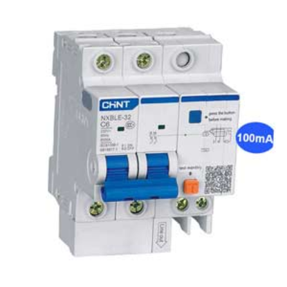 Ảnh của Át chống dòng rò CHINT NXBLE-32 2P C6 100mA 6kA 