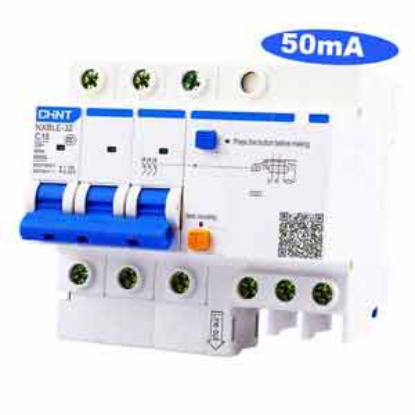 Ảnh của Át chống dòng rò CHINT NXBLE-32 3P C16 50mA 6kA 