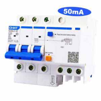 Ảnh của Át chống dòng rò CHINT NXBLE-32 3P C25 50mA 6kA 