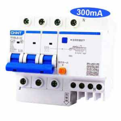 Ảnh của Át chống dòng rò CHINT NXBLE-32 3P+N C25 300mA 6kA 
