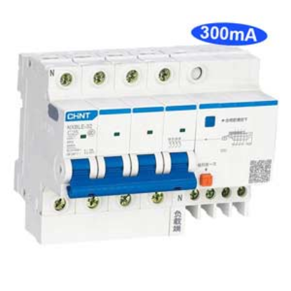 Ảnh của Át chống dòng rò CHINT NXBLE-32 4P C25 300mA 6kA 