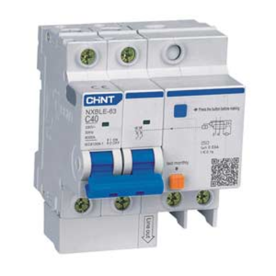 Ảnh của Cầu dao chống rò RCBO CHINT NXBLE-63 2P C40 30mA 6kA 