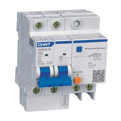 Ảnh của Cầu dao chống rò RCBO CHINT NXBLE-63 2P C63 30mA 6kA 