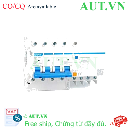 Ảnh của Cầu dao chống rò RCBO CHINT NXBLE-63 4P C50 30mA 6kA 