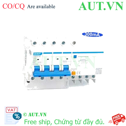 Ảnh của Cầu dao chống rò RCBO CHINT NXBLE-63 4P C63 300mA 6kA 