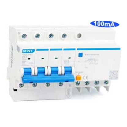 Ảnh của Cầu dao chống rò RCBO CHINT NXBLE-63 4P C63 100mA 6kA 