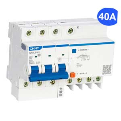Ảnh của Cầu dao chống rò RCBO CHINT NXBLE-63 3P+N C40 30mA 6kA 