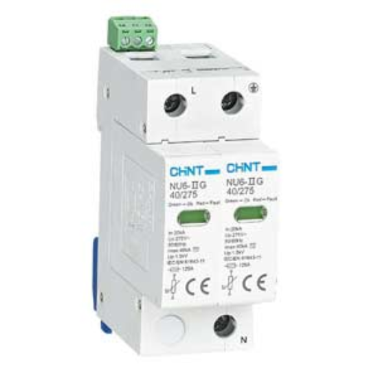 Ảnh của Chống sét lan truyền CHINT NU6-II G 40kA/275V 2P 