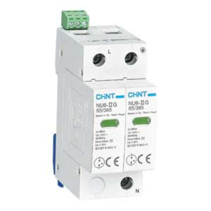 Ảnh của Chống sét lan truyền CHINT NU6-II G 65kA/385V 2P 