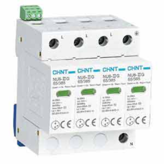 Ảnh của Chống sét lan truyền CHINT NU6-II G 65kA/385V 4P 