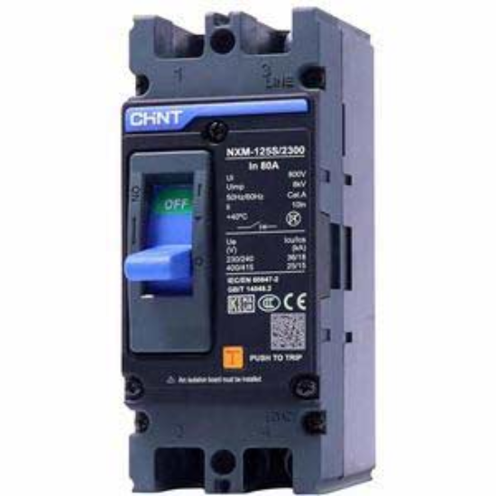 Ảnh của Aptomat khối NXM-125S/2300 80A CHINT - 2P, 80A, 25kA