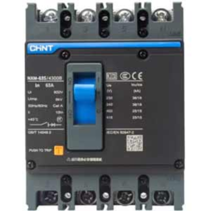 Ảnh của Áp tô mát khối CHINT NXM-63S/4300B 63A 
