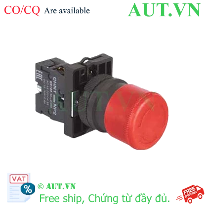 Ảnh của Nút nhấn đầu nấm, xoay để nhả, không đèn CHINT NP2-ES442 