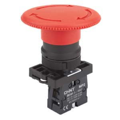 Ảnh của Nút nhấn đầu nấm, xoay để nhả, không đèn CHINT NP2-ES641 