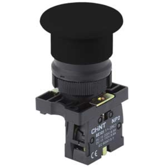 Ảnh của Nút nhấn nhả đầu nấm không đèn CHINT NP2-EC23 