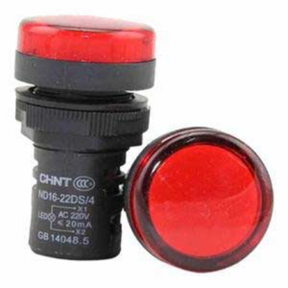 Ảnh của Đèn tín hiệu ND16-22DS/4 220V RED CHINT - Đỏ - Giá rẻ