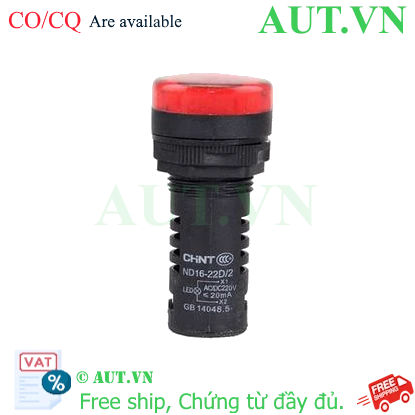 Ảnh của Đèn báo CHINT ND16-22D/2 220V RED phi 22