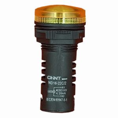 Ảnh của Đèn báo CHINT ND16-22C/2 110V YEL phi 22