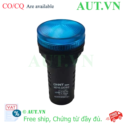 Ảnh của Đèn báo CHINT ND16-22CS/2 24V BLU phi 22