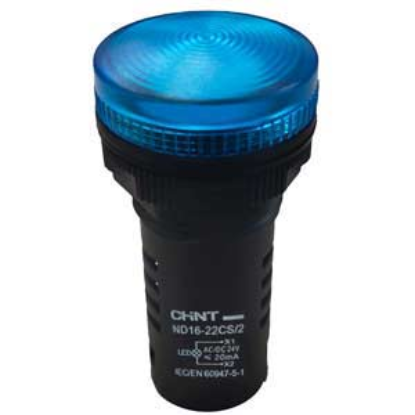Ảnh của Đèn báo CHINT ND16-22CS/2 24V BLU phi 22