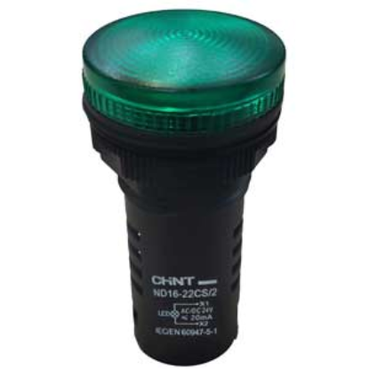 Ảnh của Đèn báo CHINT ND16-22CS/2 24V GRN - Xanh lá cây