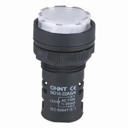 Ảnh của Đèn báo CHINT ND16-22AS/4 110V WHT phi 22