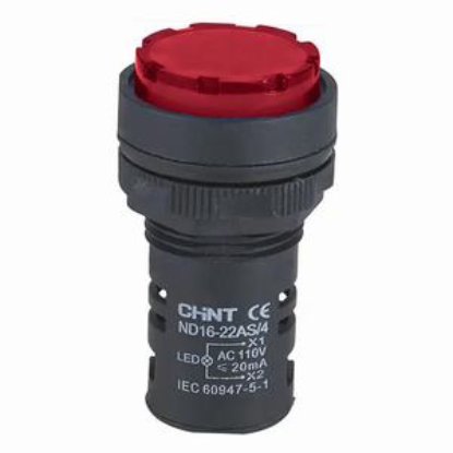 Ảnh của Đèn báo CHINT ND16-22AS/4 110V RED phi 22