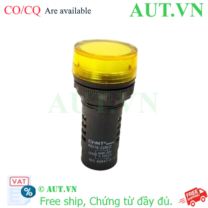 Ảnh của Đèn báo CHINT ND16-22B/2 220V YEL phi 22