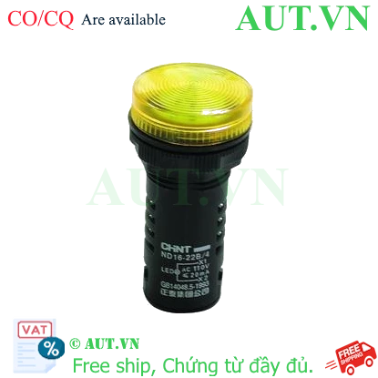 Ảnh của Đèn báo CHINT ND16-22B/4 110V YEL phi 22