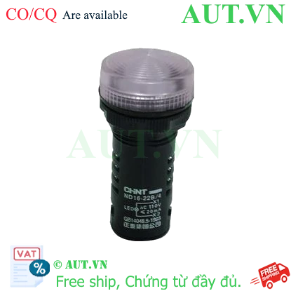 Ảnh của Đèn báo CHINT ND16-22B/4 110V WHT phi 22
