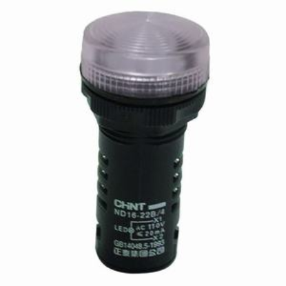 Ảnh của Đèn báo CHINT ND16-22B/4 110V WHT phi 22