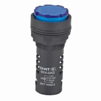 Ảnh của Đèn báo CHINT ND16-22A/2 220V BLU phi 22